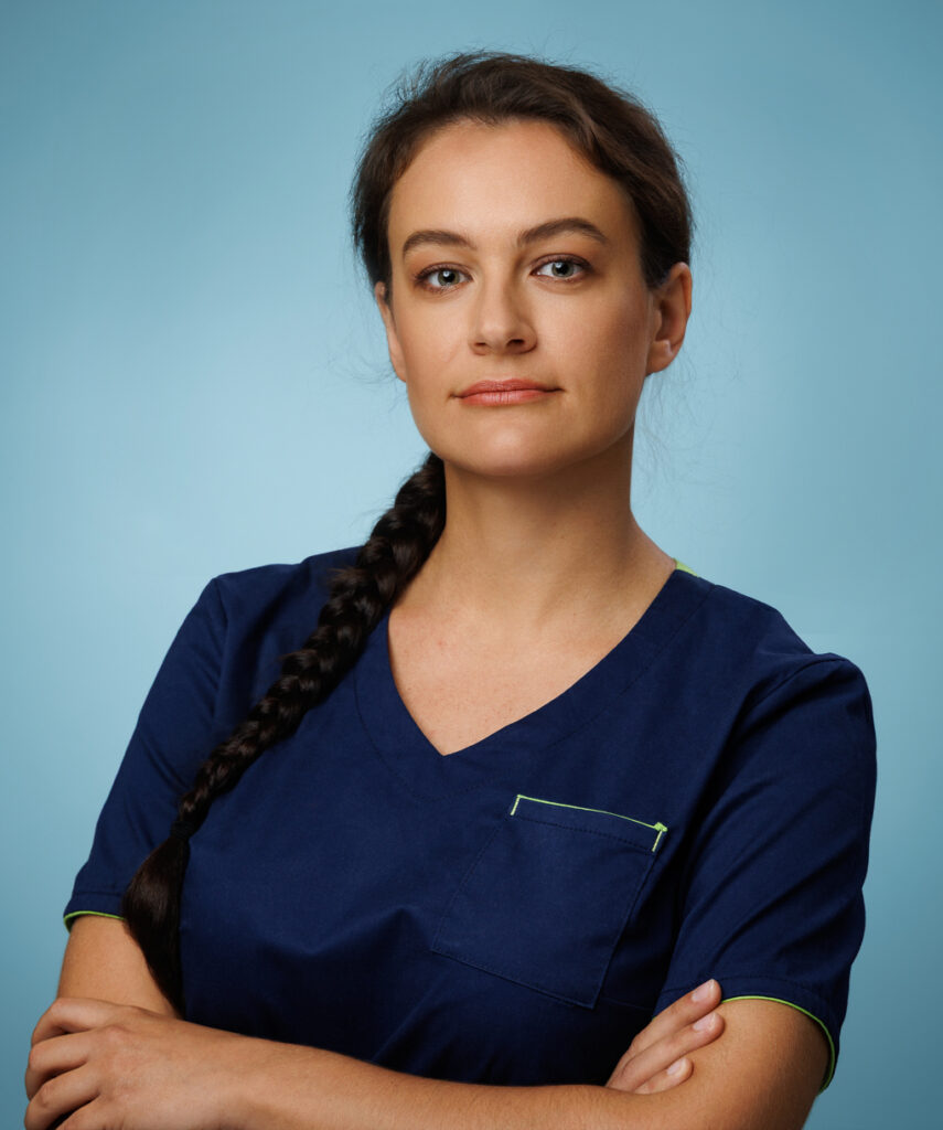 Kateryna Korinetska, lekarz dentysta